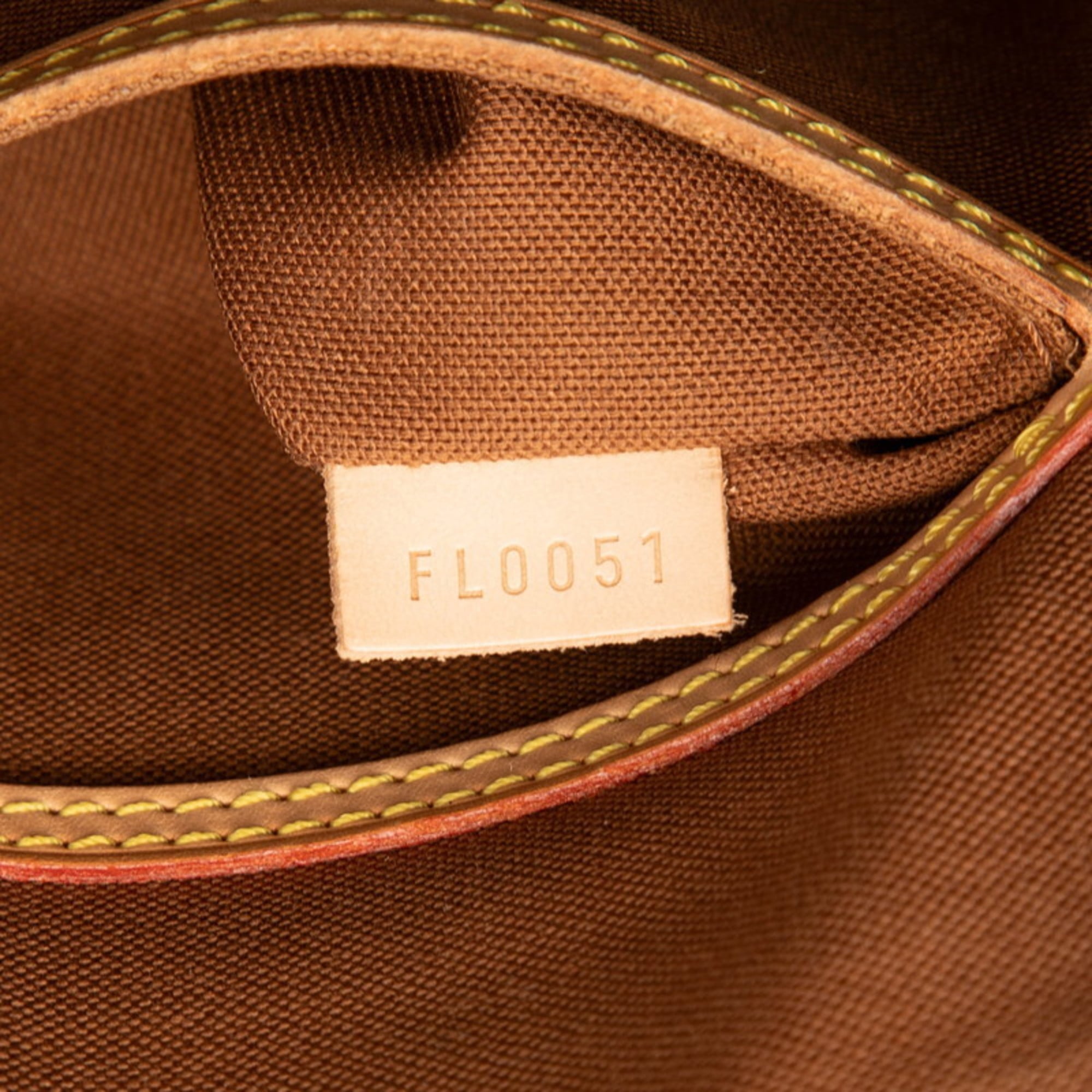 Louis Vuitton Brown Pvc Leather Handbag (Pre-Owned)