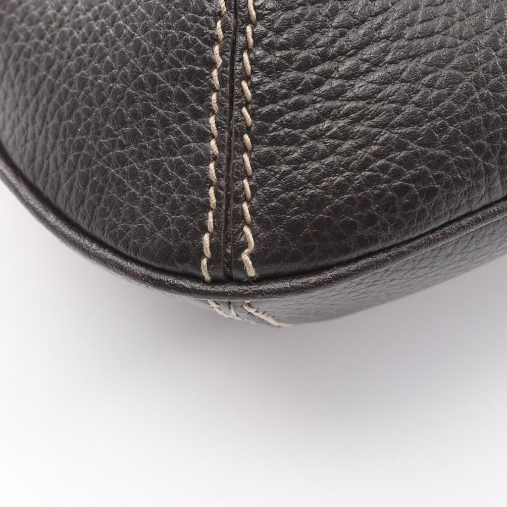 Gucci Beige Brown Coated Canvas Pvc Leather Shoulder Bag (Pre-Owned)
