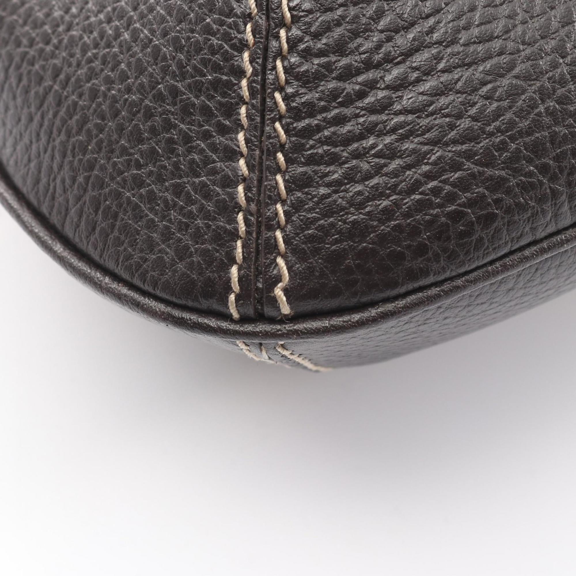 Gucci Beige Brown Coated Canvas Pvc Leather Shoulder Bag (Pre-Owned)
