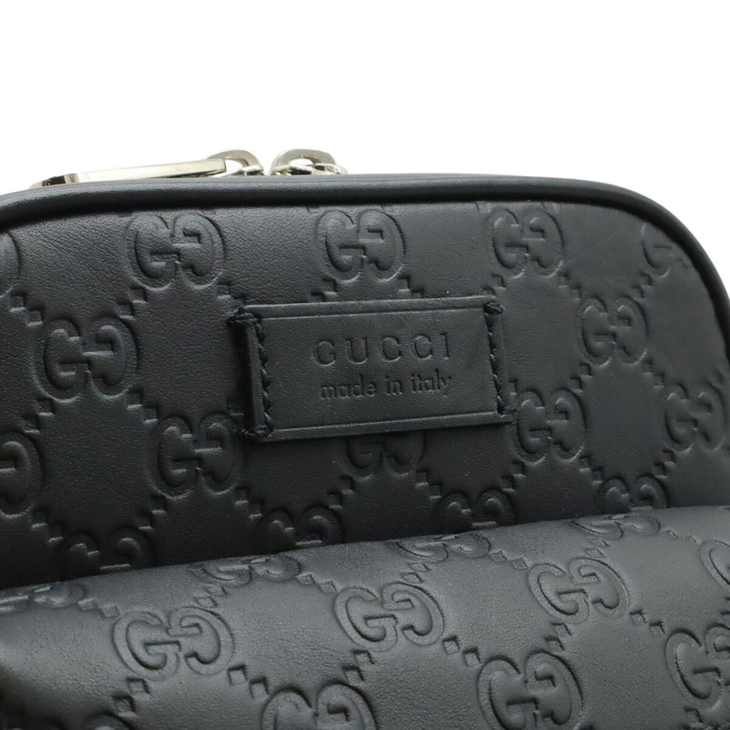 Gucci Black Leather Shoulder Bag (Pre-Owned)