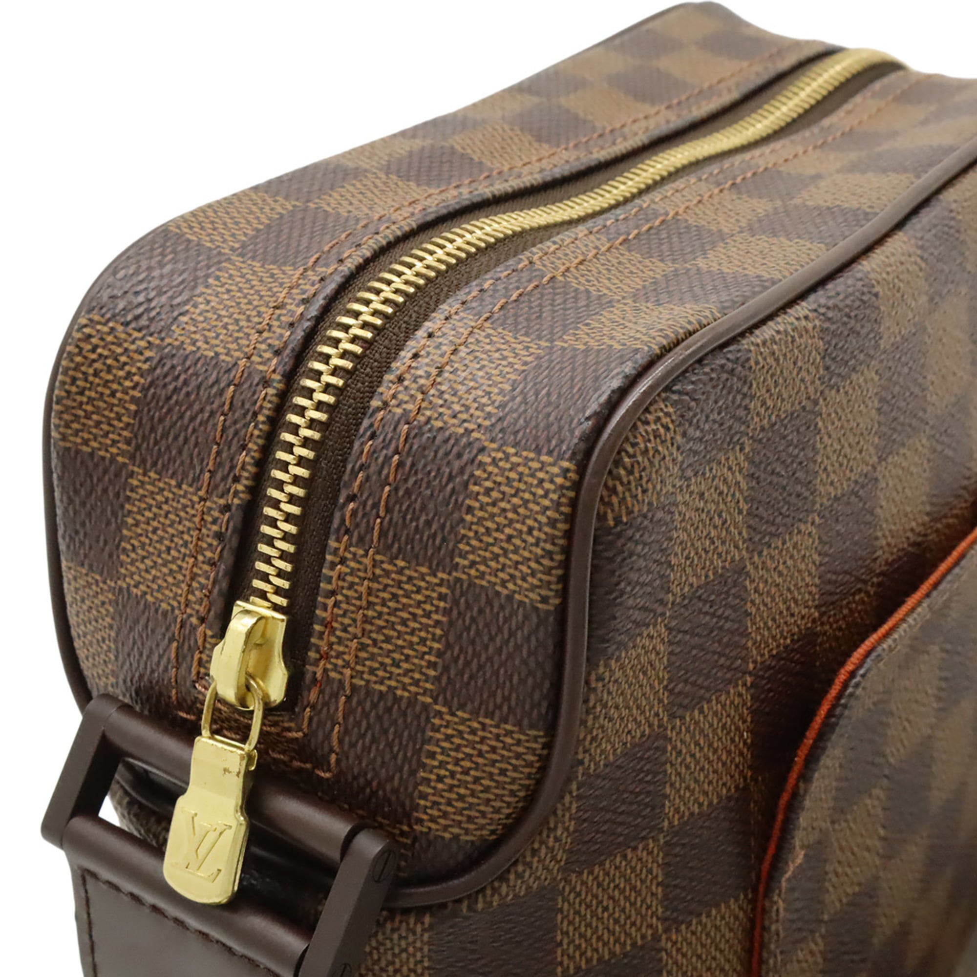 Louis Vuitton Brown Pvc Pochette Shoulder Bag (Pre-Owned)