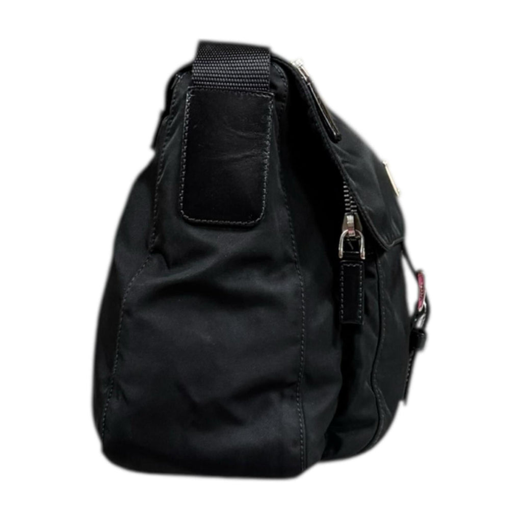 Prada Black Nylon Shoulder Bag (Pre-Owned)