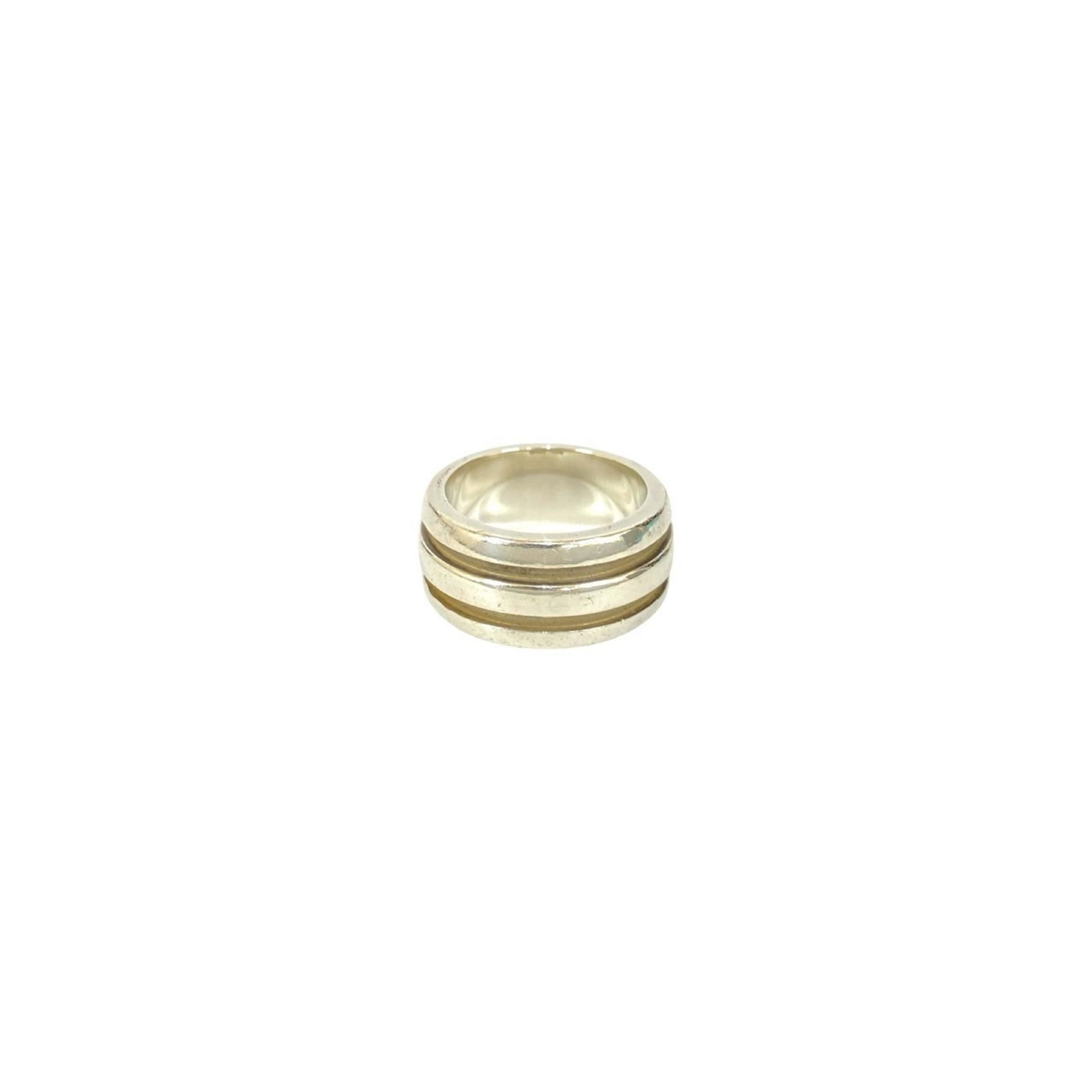 Tiffany Silver Silver 950 Band Ring (Pre-Owned)