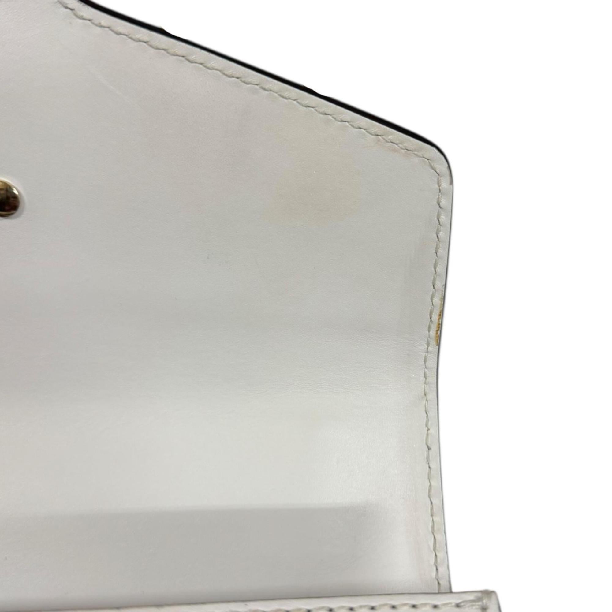 Gucci Ivory White Leather Shoulder Bag (Pre-Owned)