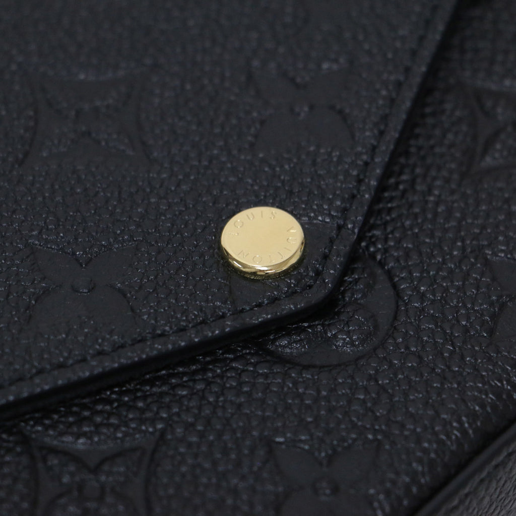 Louis Vuitton Black Monogram Empreinte Pochette Shoulder Bag (Pre-Owned)