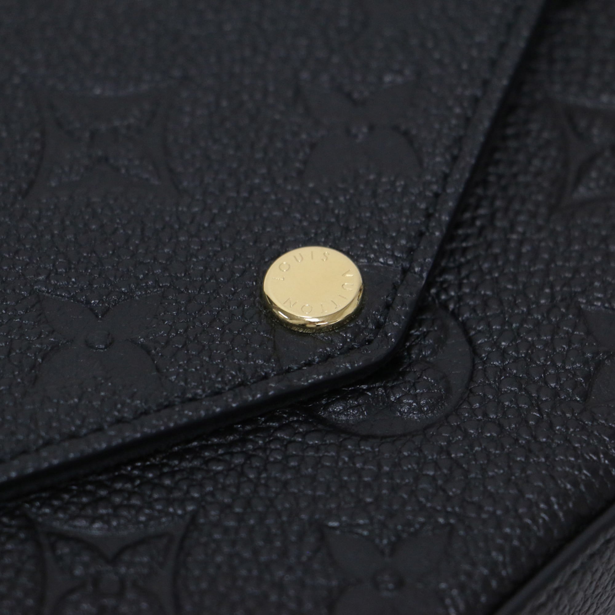 Louis Vuitton Black Monogram Empreinte Pochette Shoulder Bag (Pre-Owned)