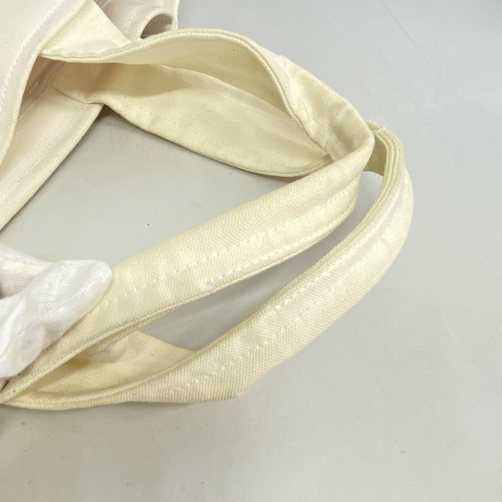 Chanel Ivory Canvas Tote Bag (Pre-Owned)