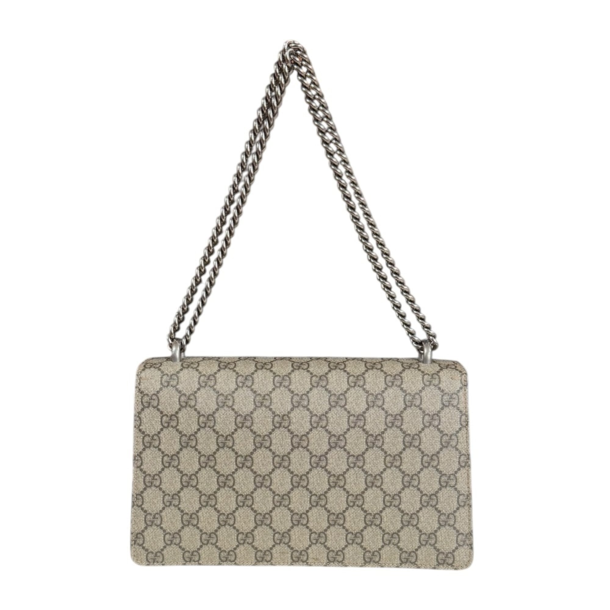 Gucci Beige Gg Supreme Shoulder Bag (Pre-Owned)