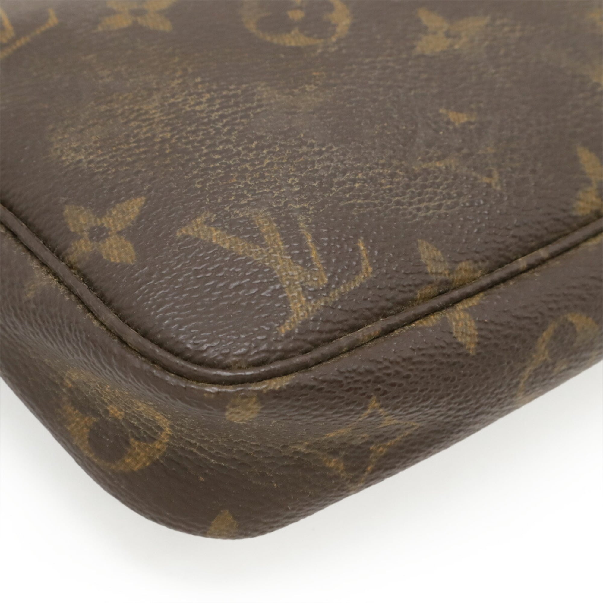 Louis Vuitton Monogram Brown Monogram Handbag Pochette (Pre-Owned)