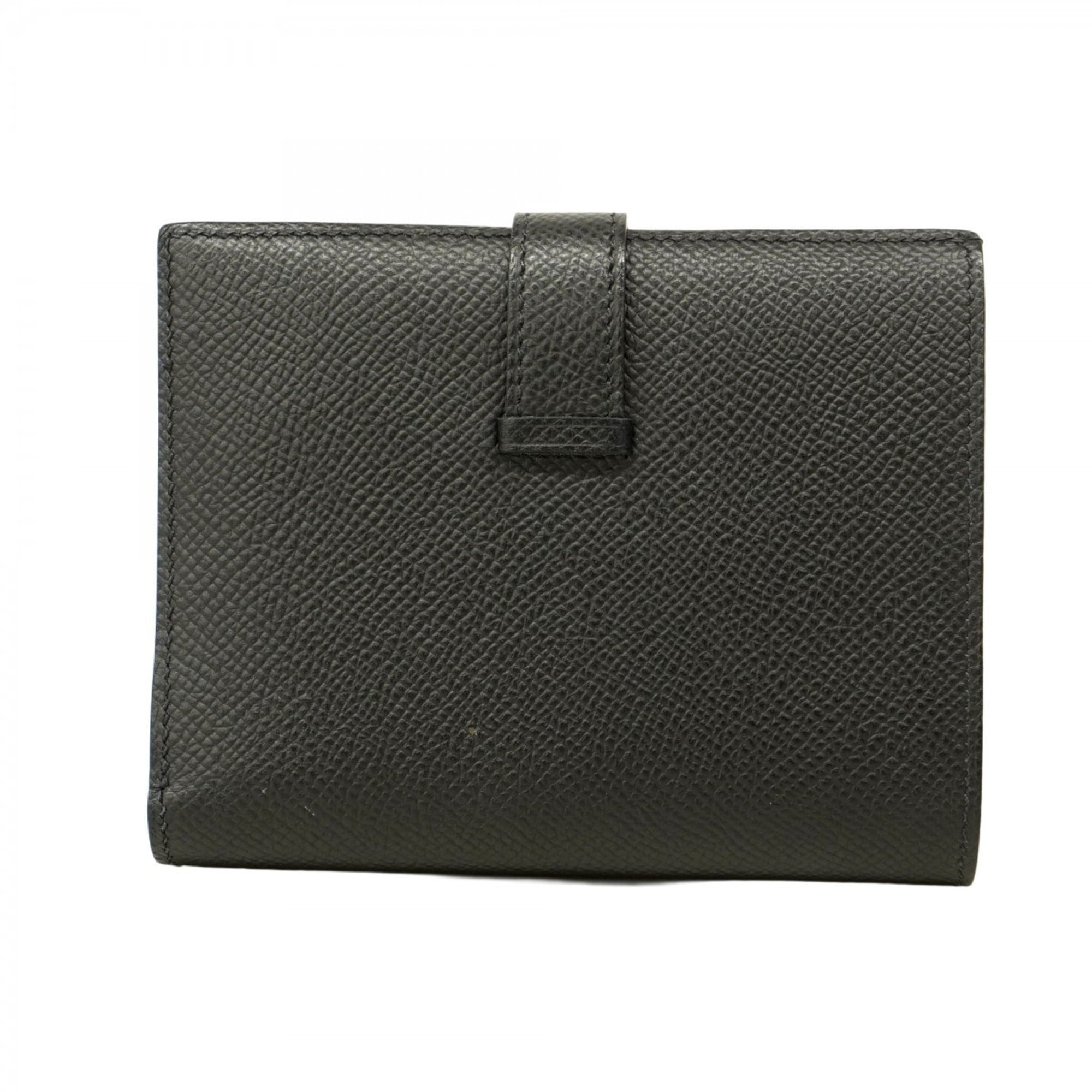 Hermes Black Epsom Leather Wallet (Bi-Fold) (Pre-Owned)