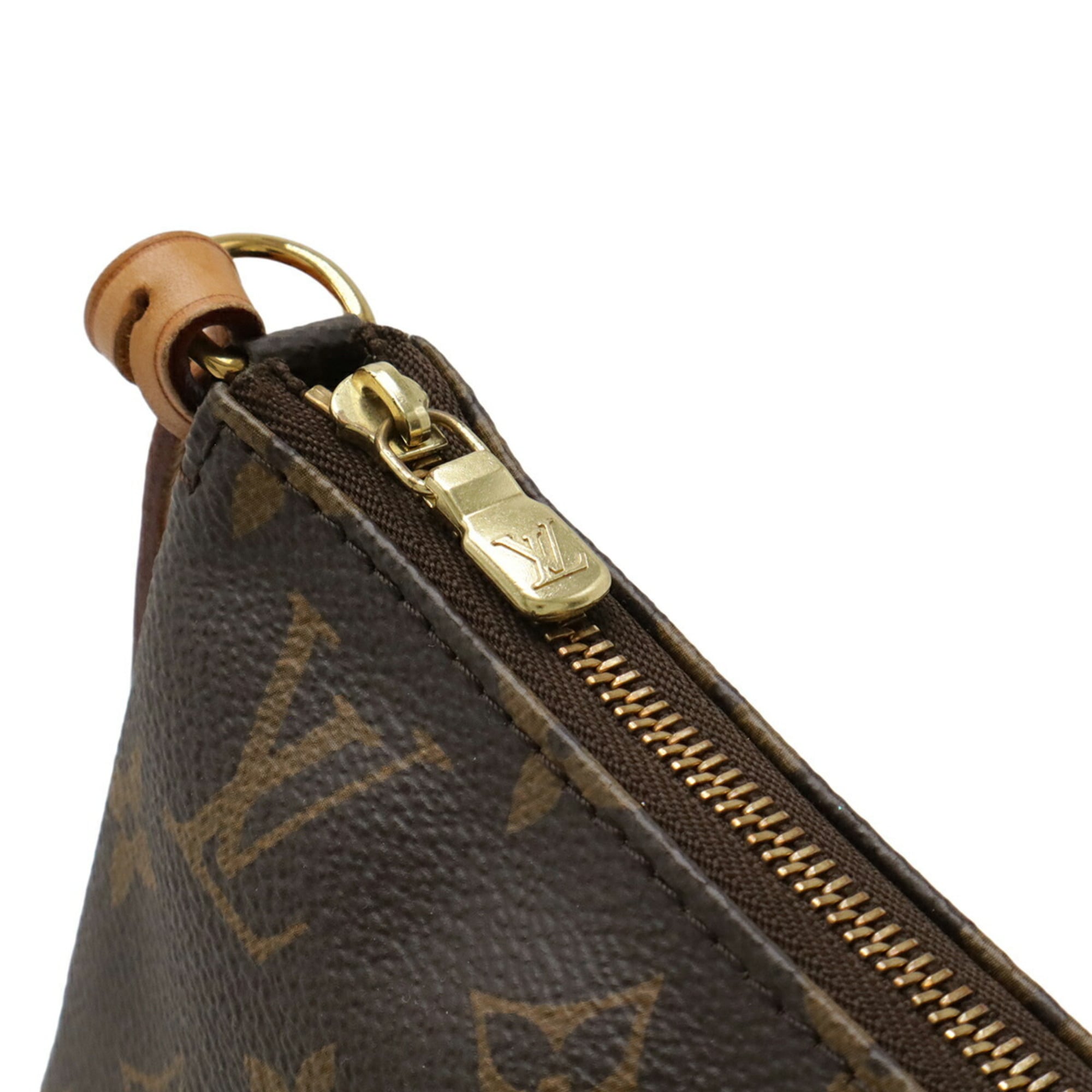 Louis Vuitton Brown Monogram Handbag Pochette Pouch (Pre-Owned)