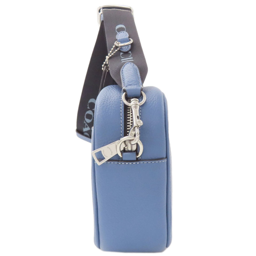 Coach Blue Leather Shoulder Bag (Pre-Owned)