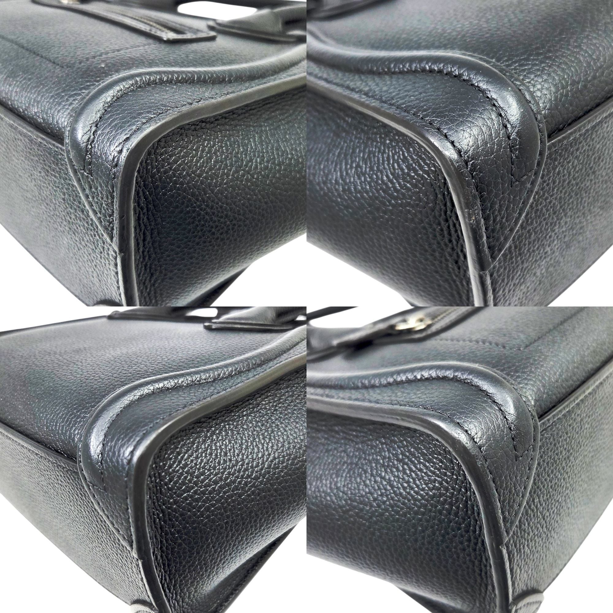 Celine Black Leather Handbag (Pre-Owned)