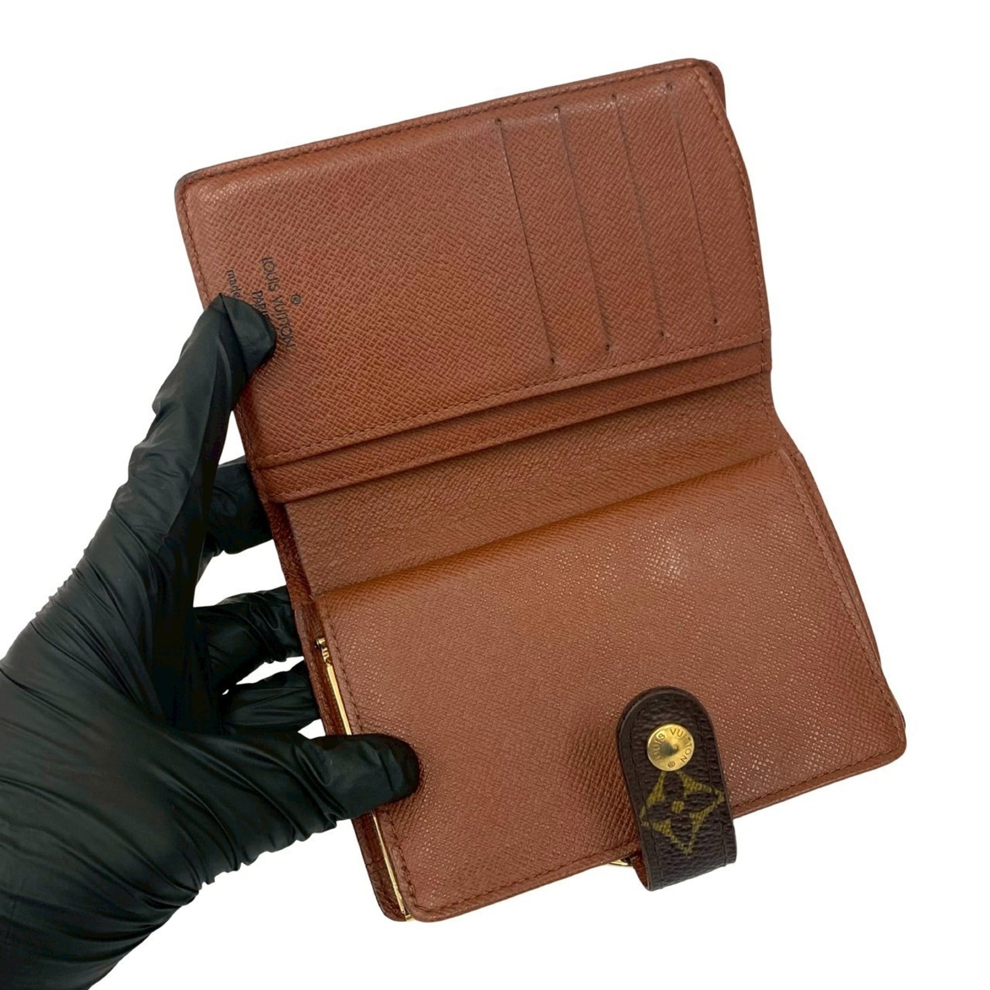 Louis Vuitton Brown Leather Pvc Wallet (Bi-Fold) (Pre-Owned)