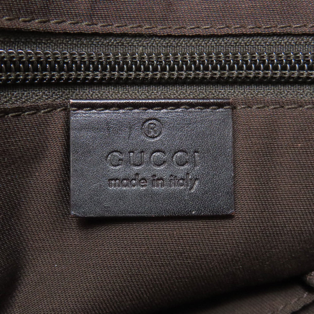 Gucci Brown Leather Shoulder Bag (Pre-Owned)