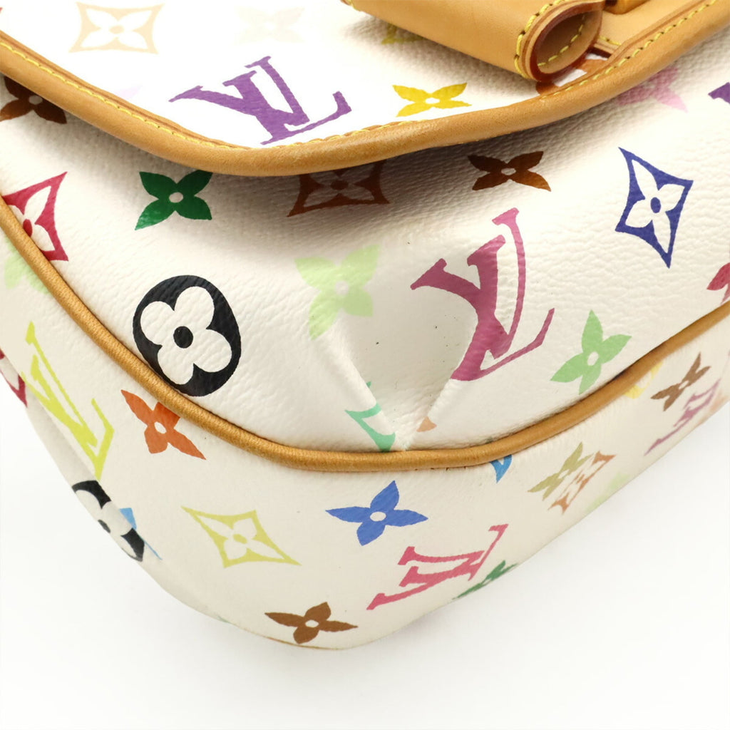 Louis Vuitton Monogram Multicolore Blanc Monogram Multicolore Shoulder Bag (Pre-Owned)