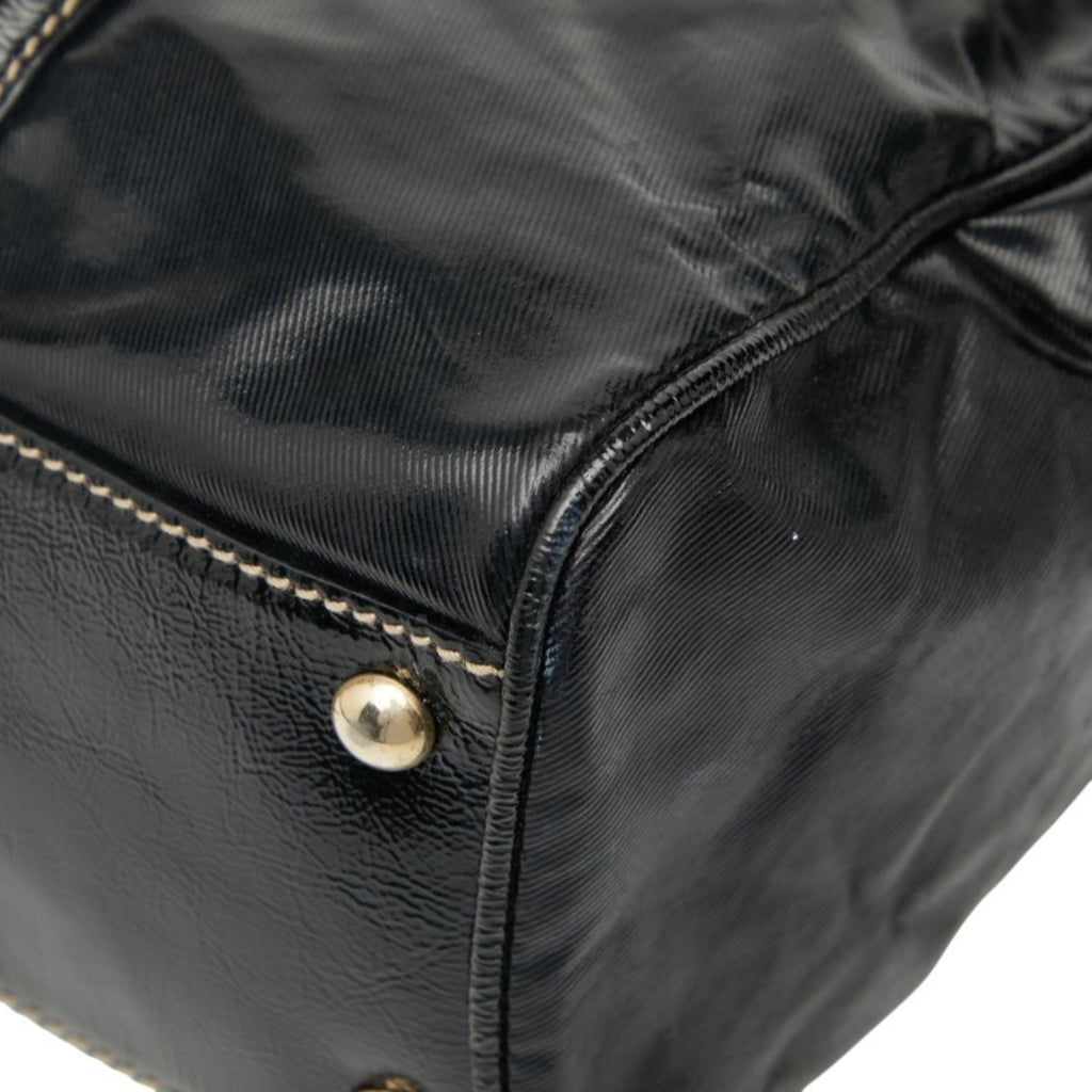 Gucci Black Leather Tote Bag (Pre-Owned)