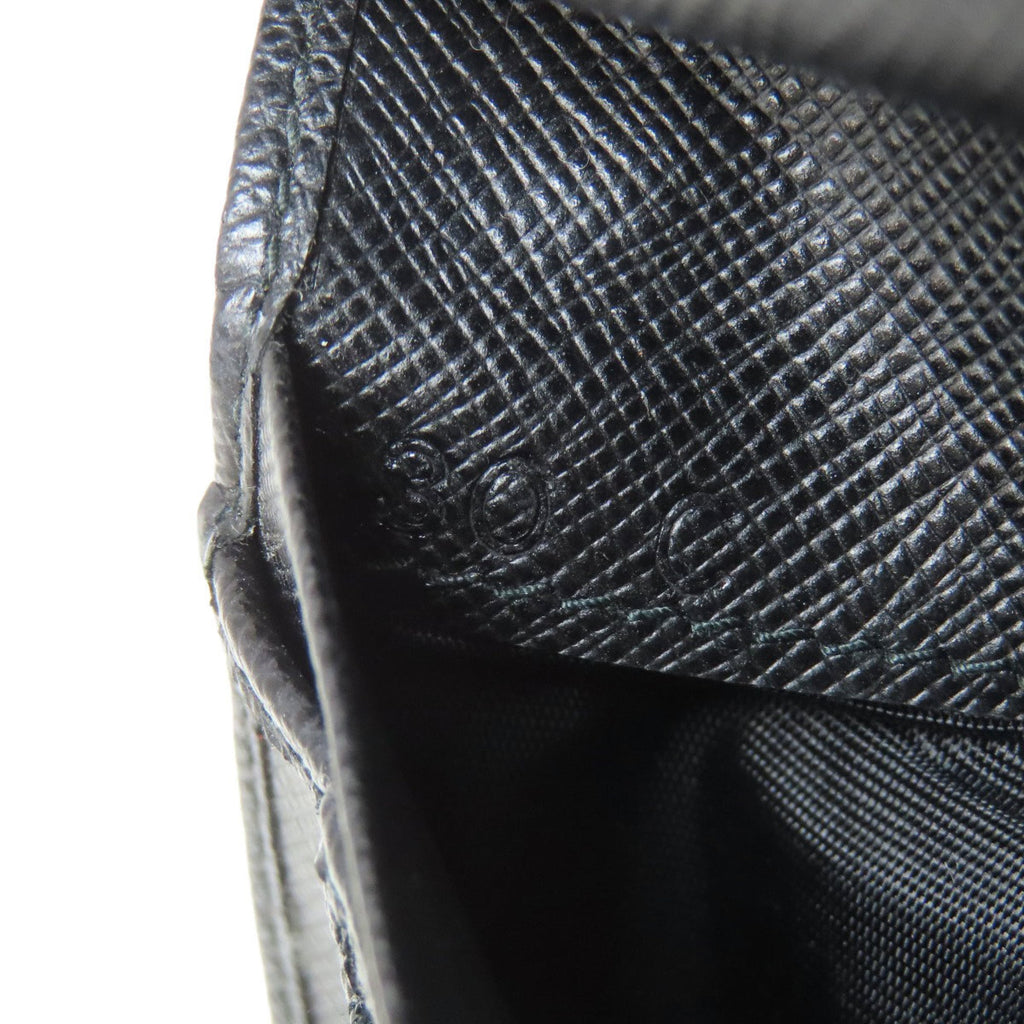 Prada Black Leather Wallet (Bi-Fold) (Pre-Owned)