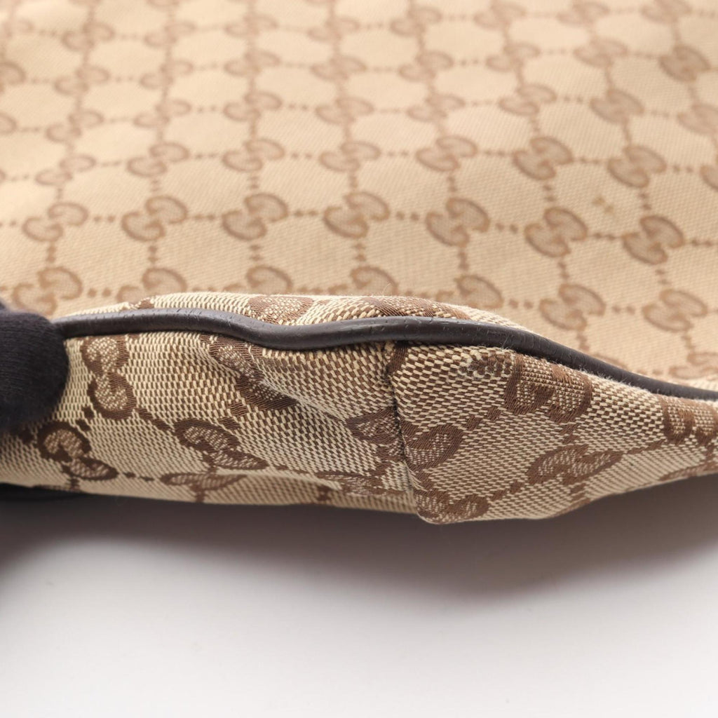 Gucci Beige Brown Multi-Color Gg Canvas Leather Shoulder Bag (Pre-Owned)