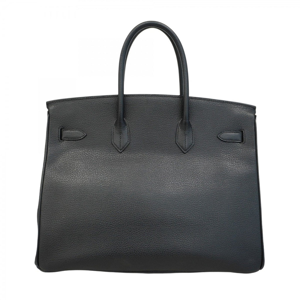Hermes Black Togo Leather Handbag (Pre-Owned)