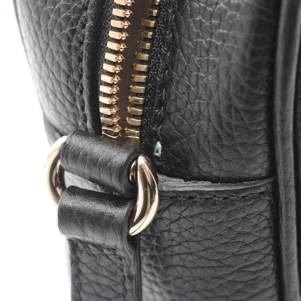 Gucci Black Leather Shoulder Bag (Pre-Owned)