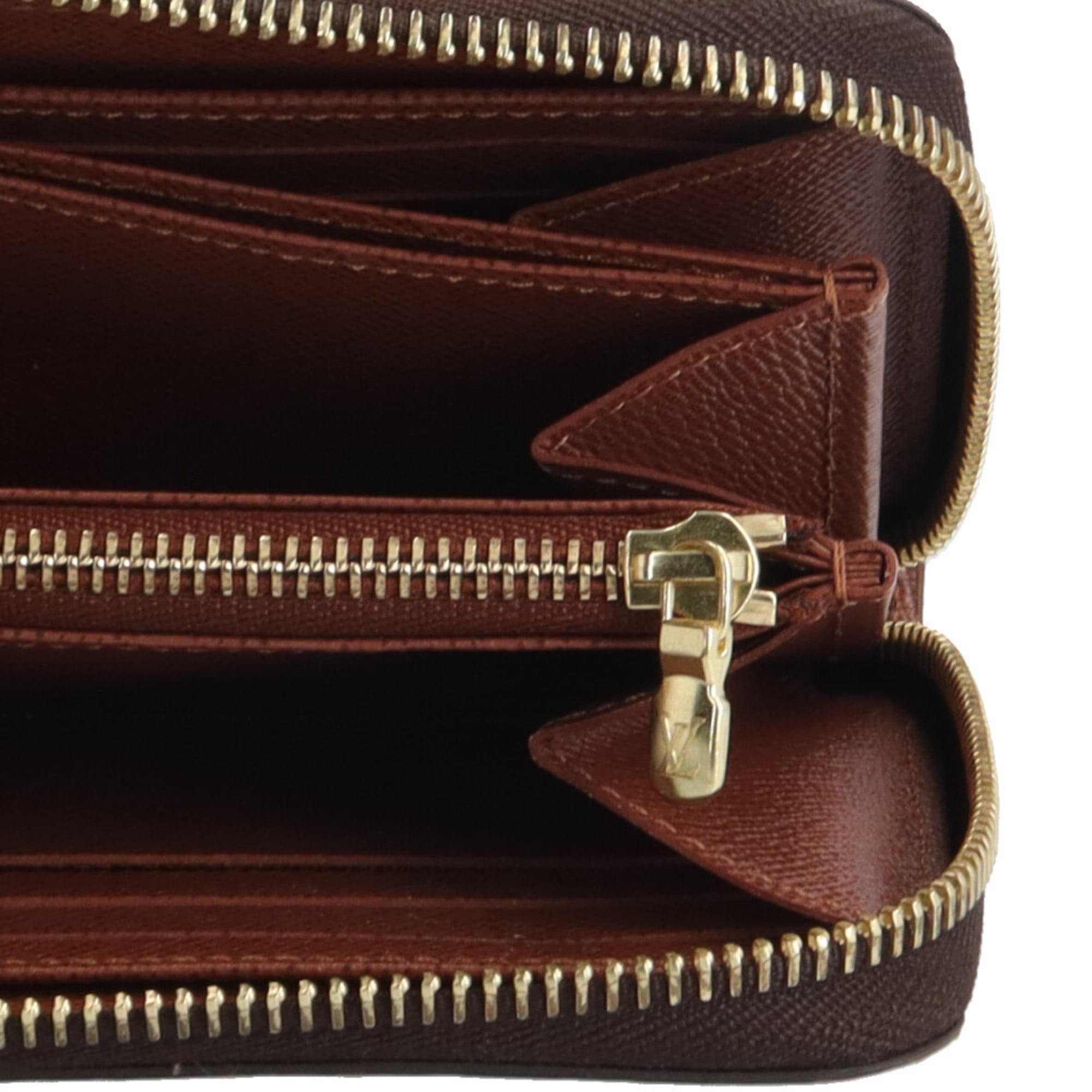 Louis Vuitton Brown Monogram Long Wallet (Bi-Fold) (Pre-Owned)