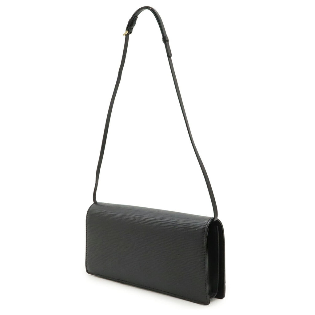 Louis Vuitton Black Noir Epi Leather Shoulder Bag (Pre-Owned)