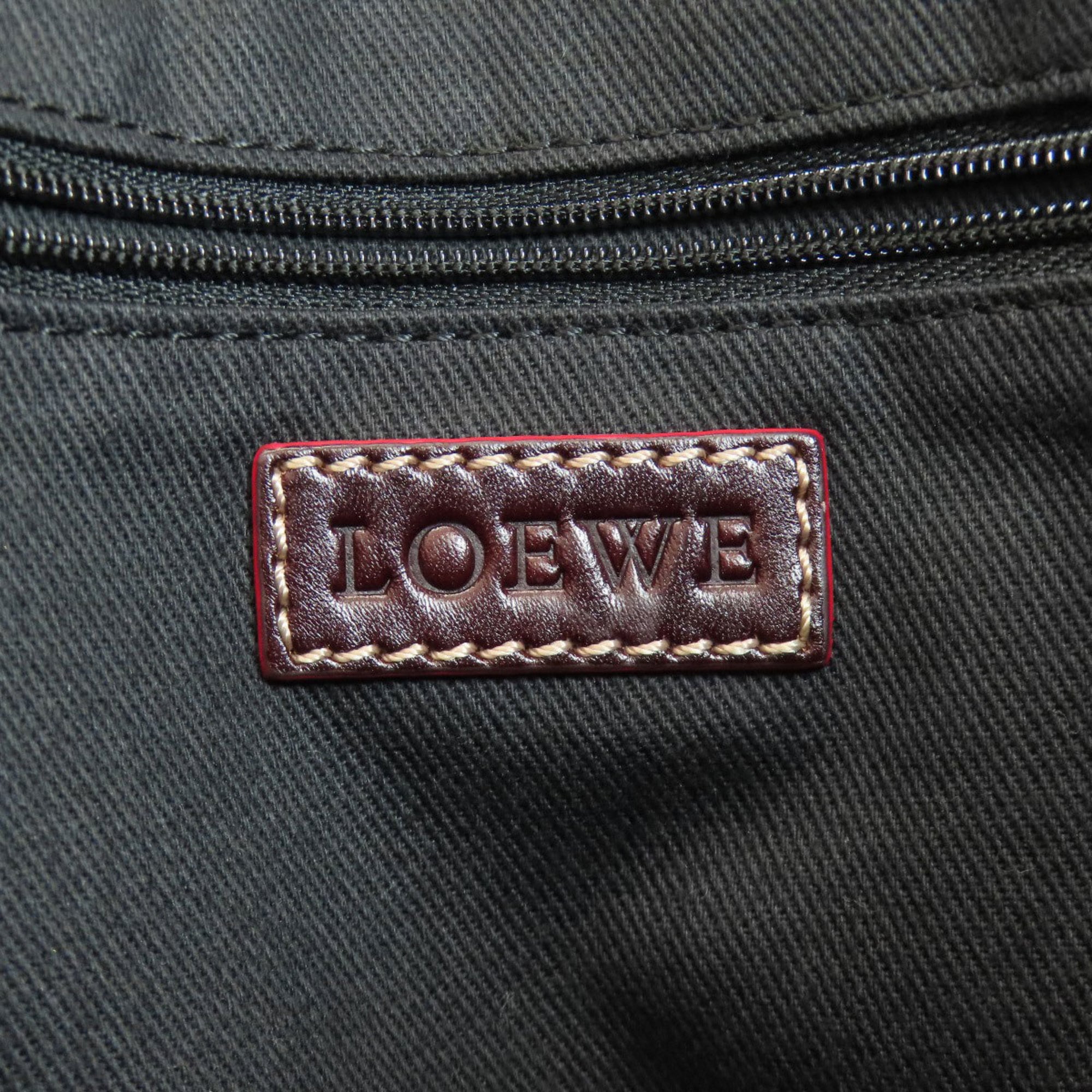 Loewe Black Canvas Tote Bag (Pre-Owned)