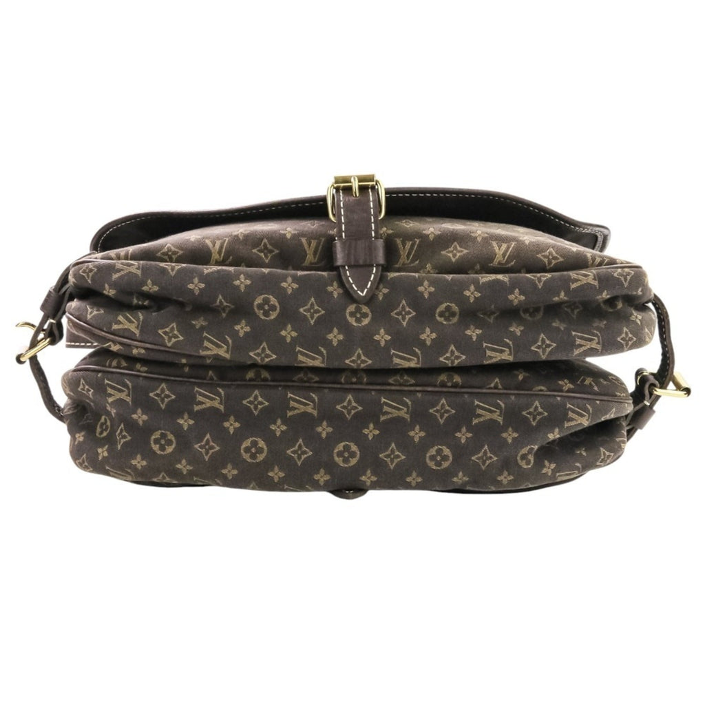 Louis Vuitton Brown Dark Brown Fusain Monogram Mini Shoulder Bag (Pre-Owned)