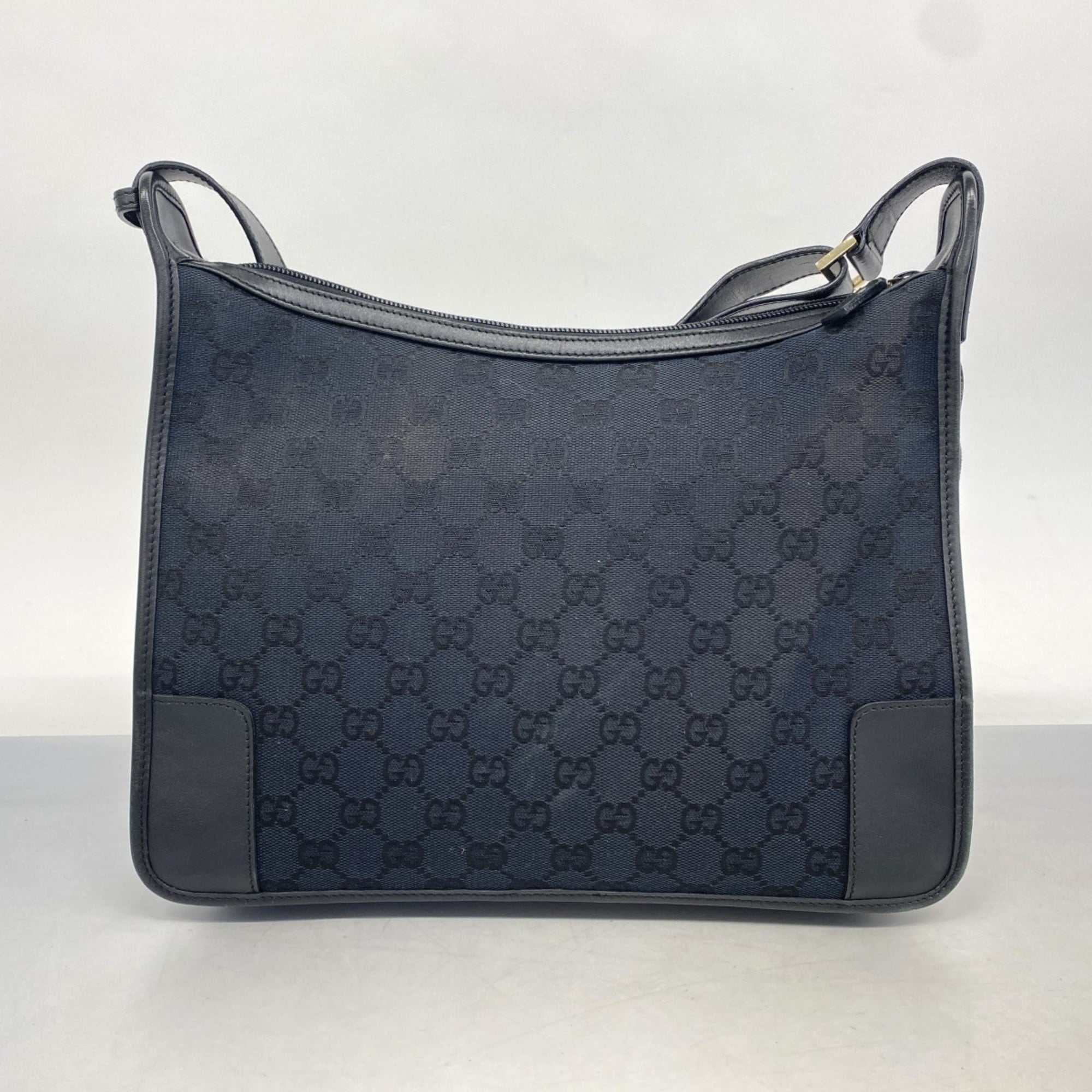 Gucci Black Canvas Shoulder Bag (Pre-Owned)