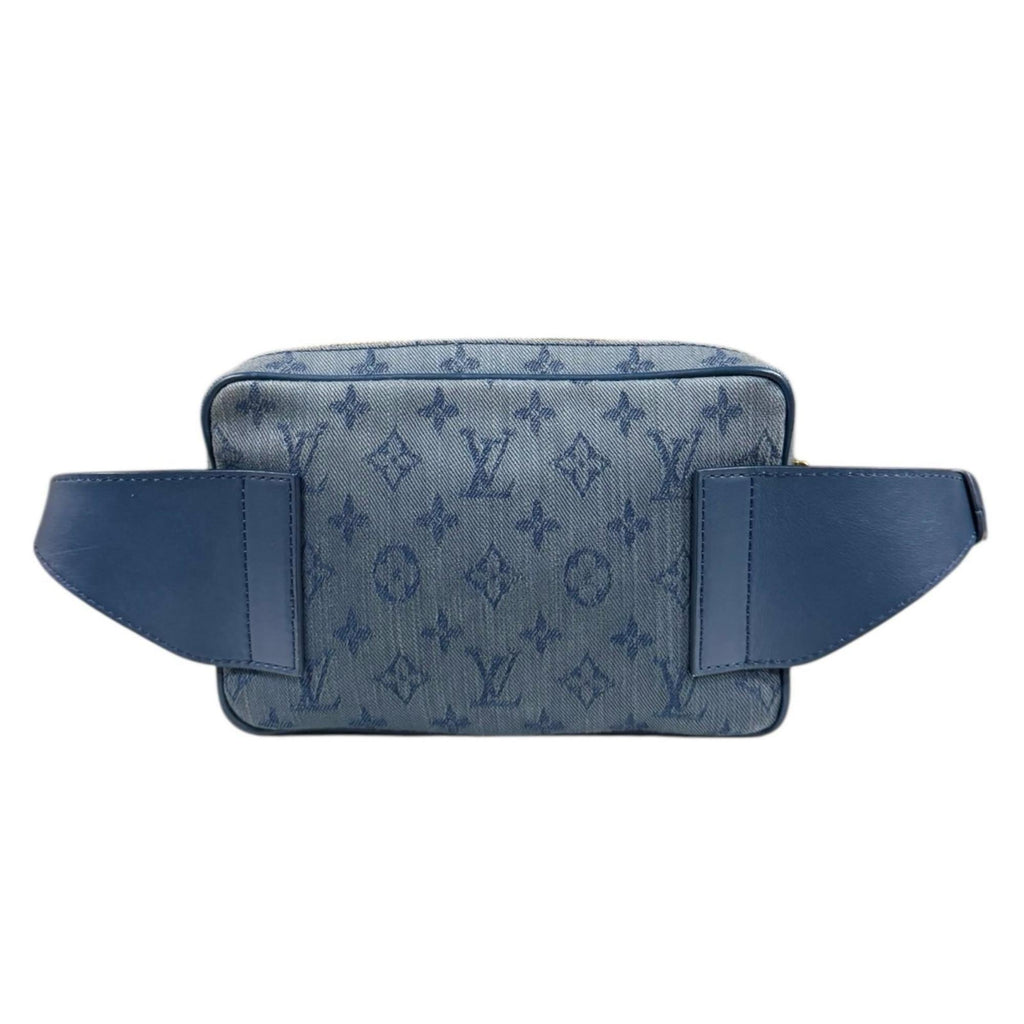 Louis Vuitton Monogram Denim Blue Monogram Denim Sling Bag (Pre-Owned)