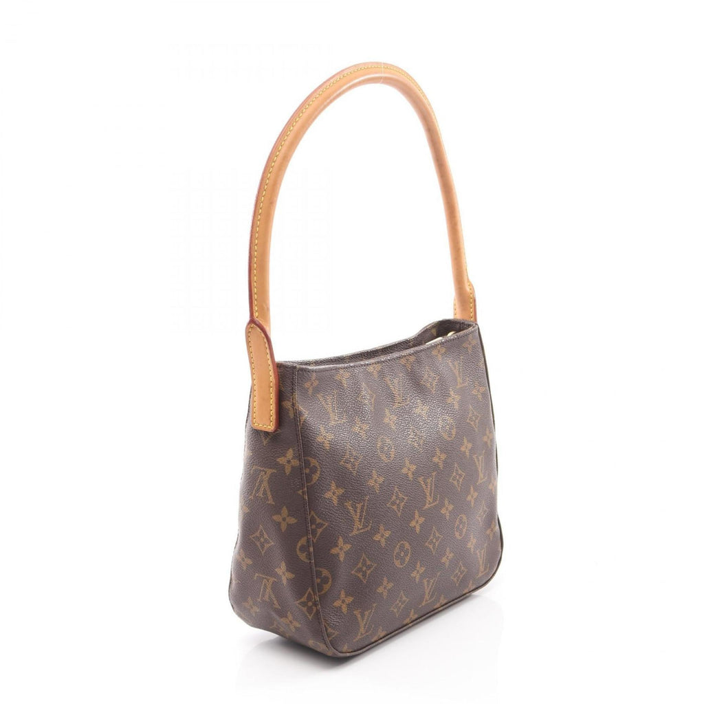 Louis Vuitton Brown Monogram Coated Canvas Leather Shoulder Bag (Pre-Owned)