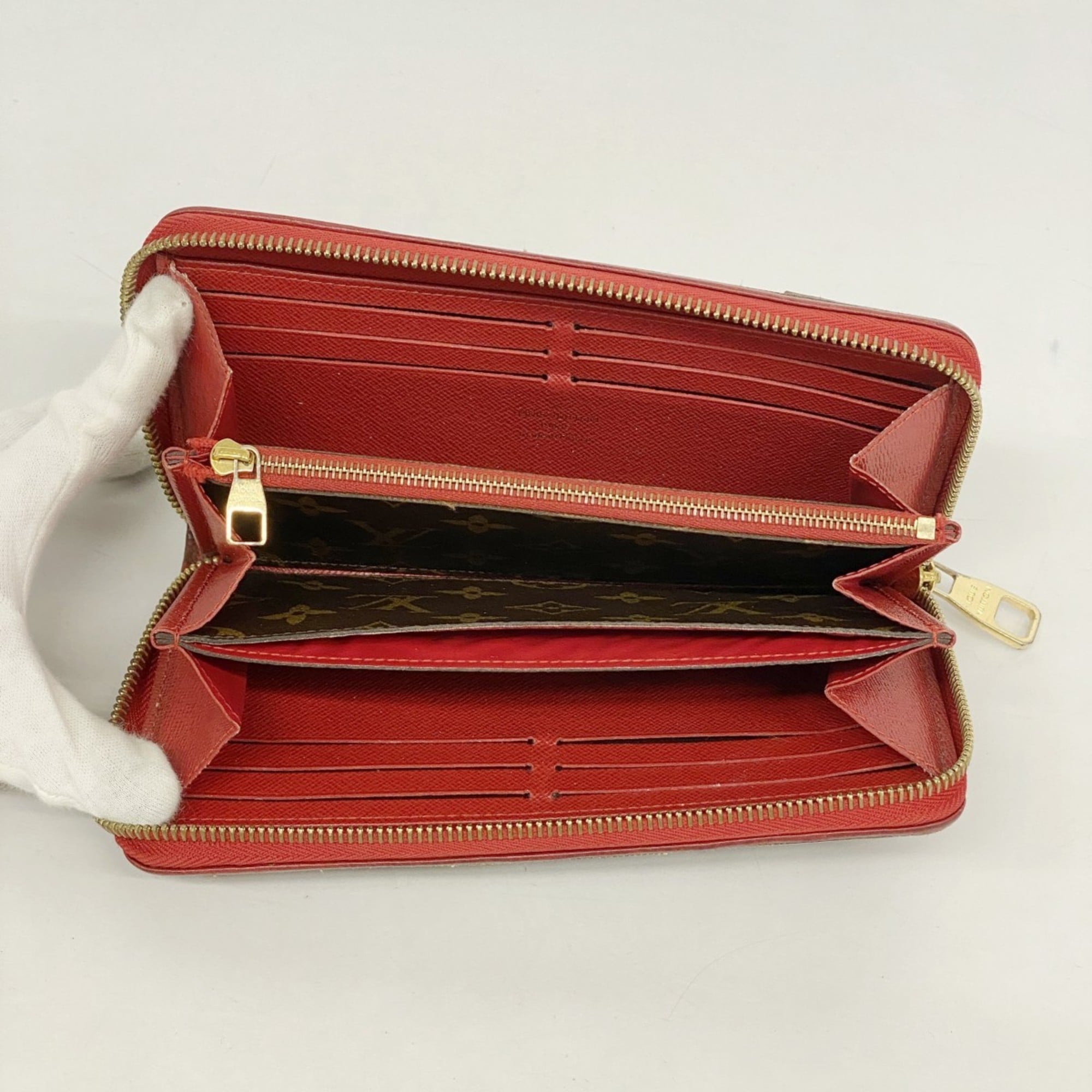 Louis Vuitton Brown Cerise Long Wallet (Bi-Fold) (Pre-Owned)