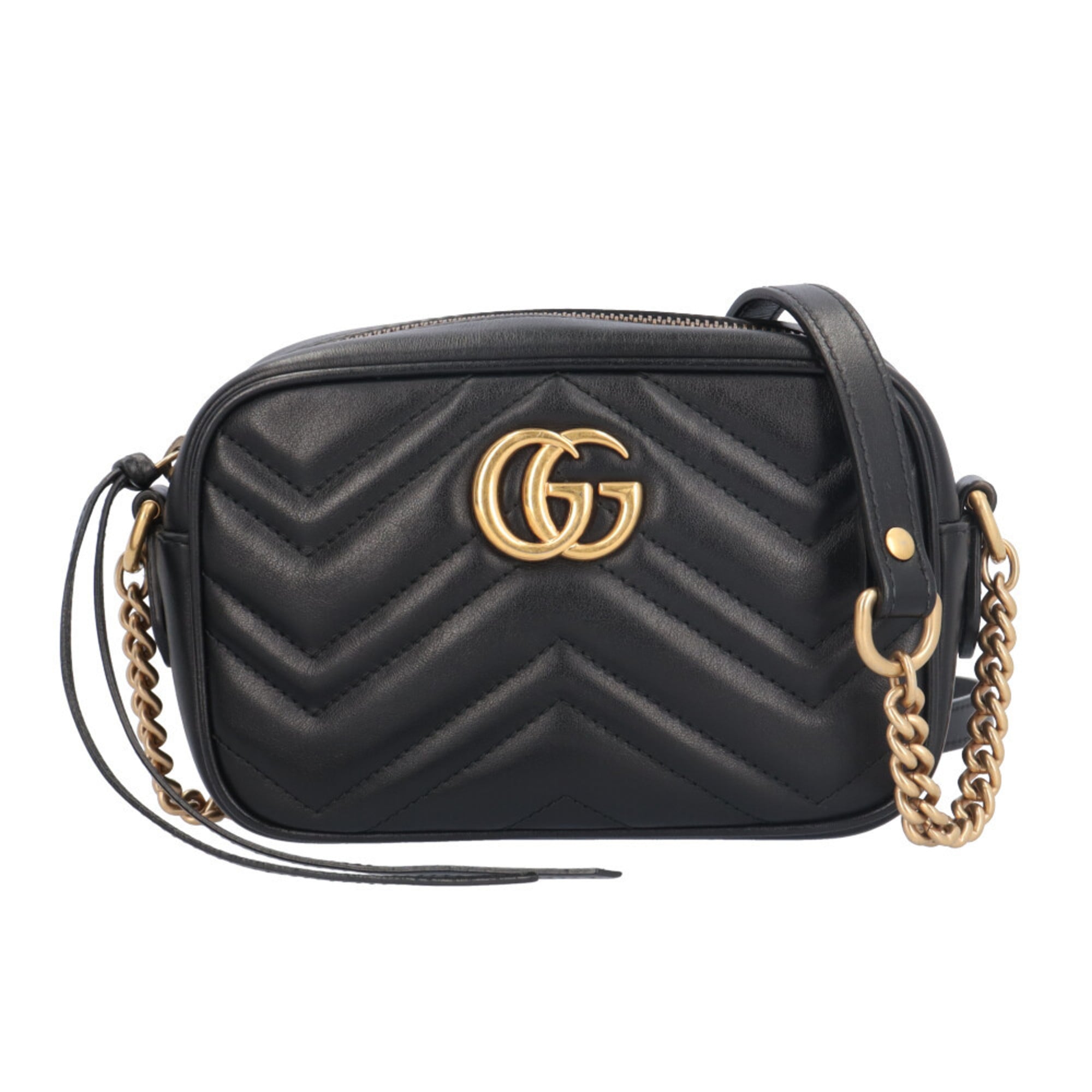 Gucci Black Leather Shoulder Bag (Pre-Owned)