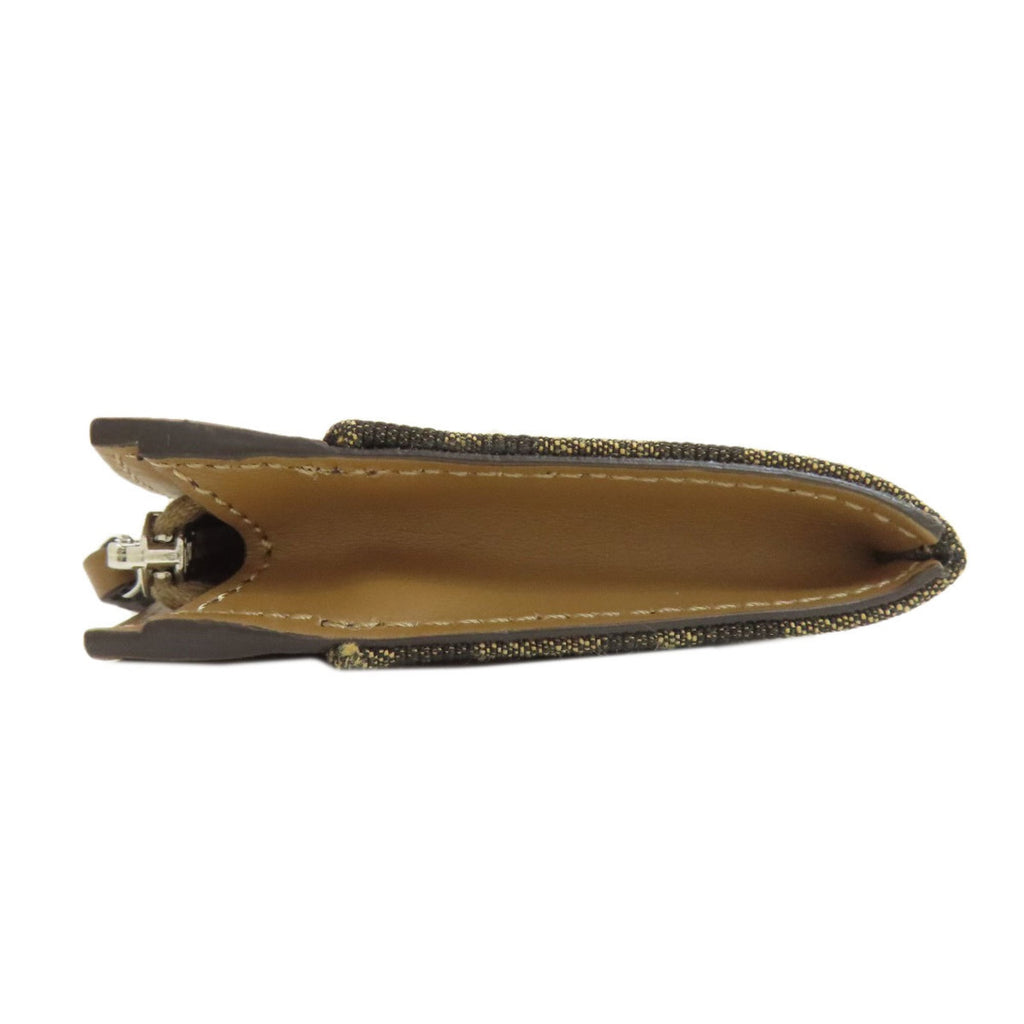 Fendi Brown Canvas Coin Purse/Coin Case (Pre-Owned)