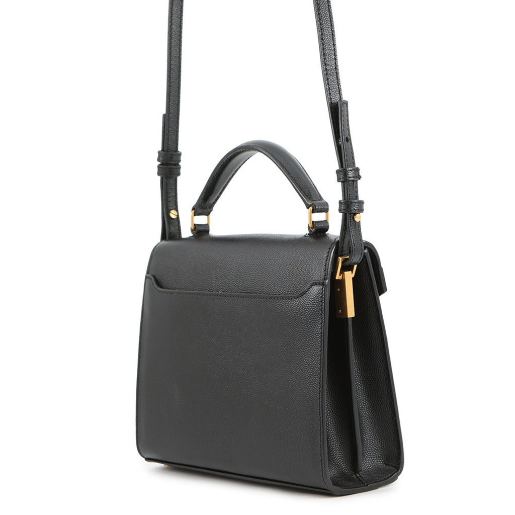 Saint Laurent Black Leather Handbag (Pre-Owned)