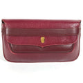 Cartier Must Wine Red Leather Clutch Bag Pouch (Pre-Owned)