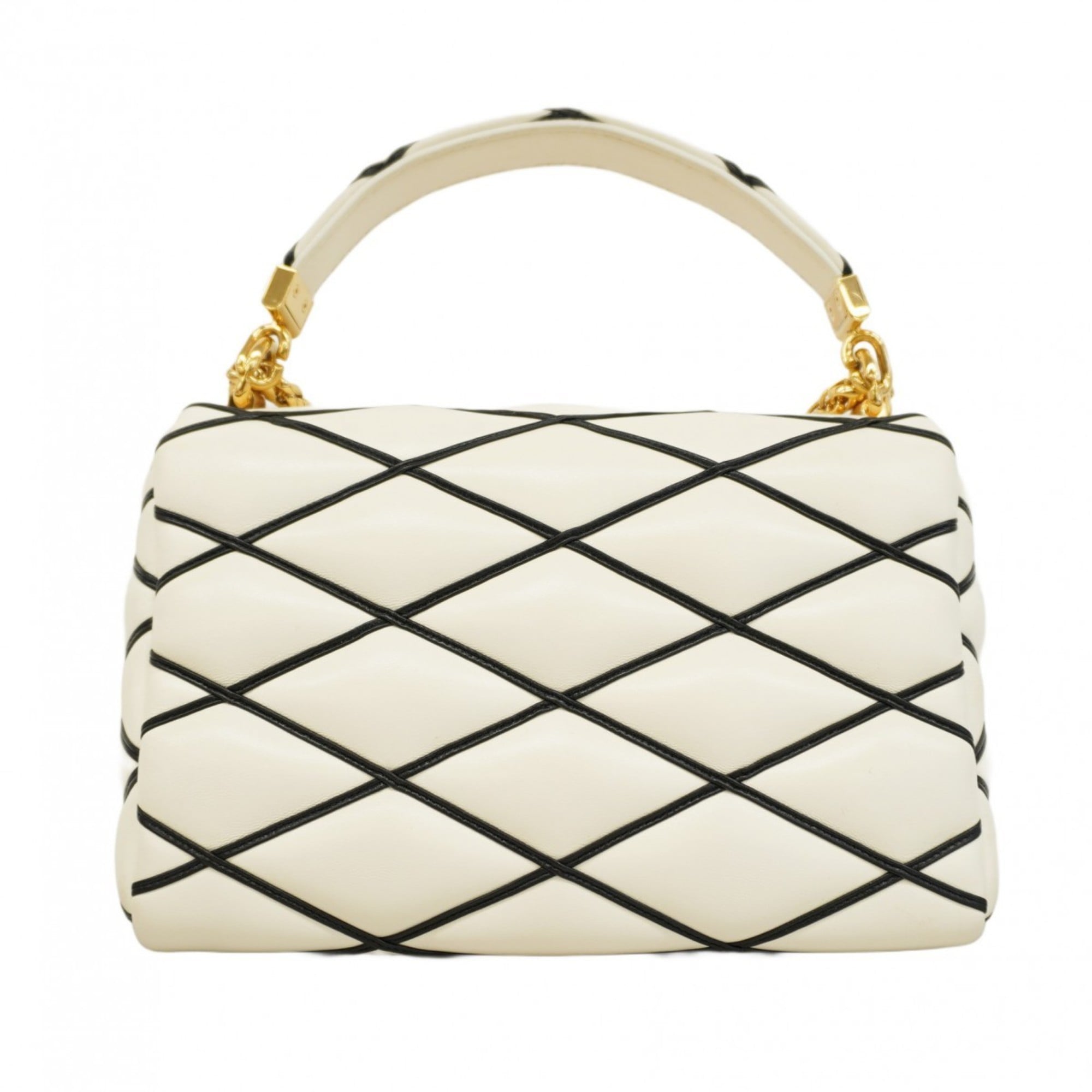 Louis Vuitton Black White Handbag (Pre-Owned)