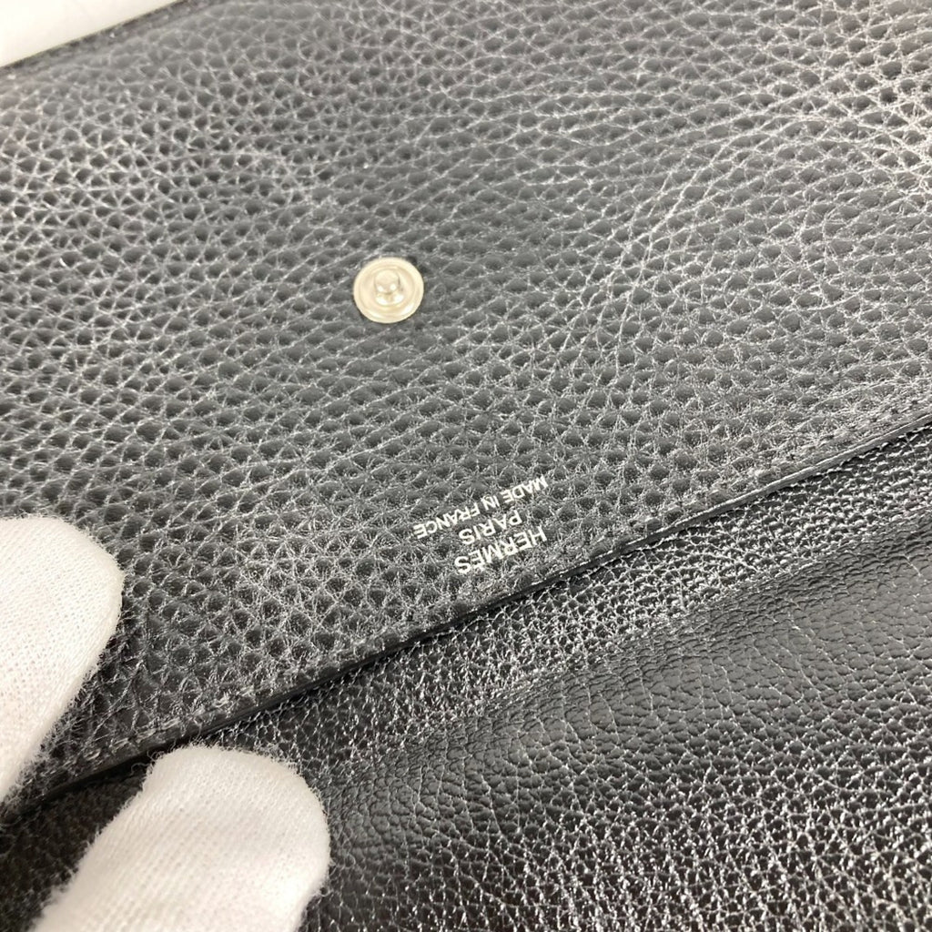 Hermes Black Leather Fanny Pack (Pre-Owned)