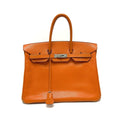 Hermes Birkin Orange Epsom Leather Handbag (Pre-Owned)
