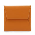 Hermes Orange Leather Coin Purse/Coin Case (Pre-Owned)