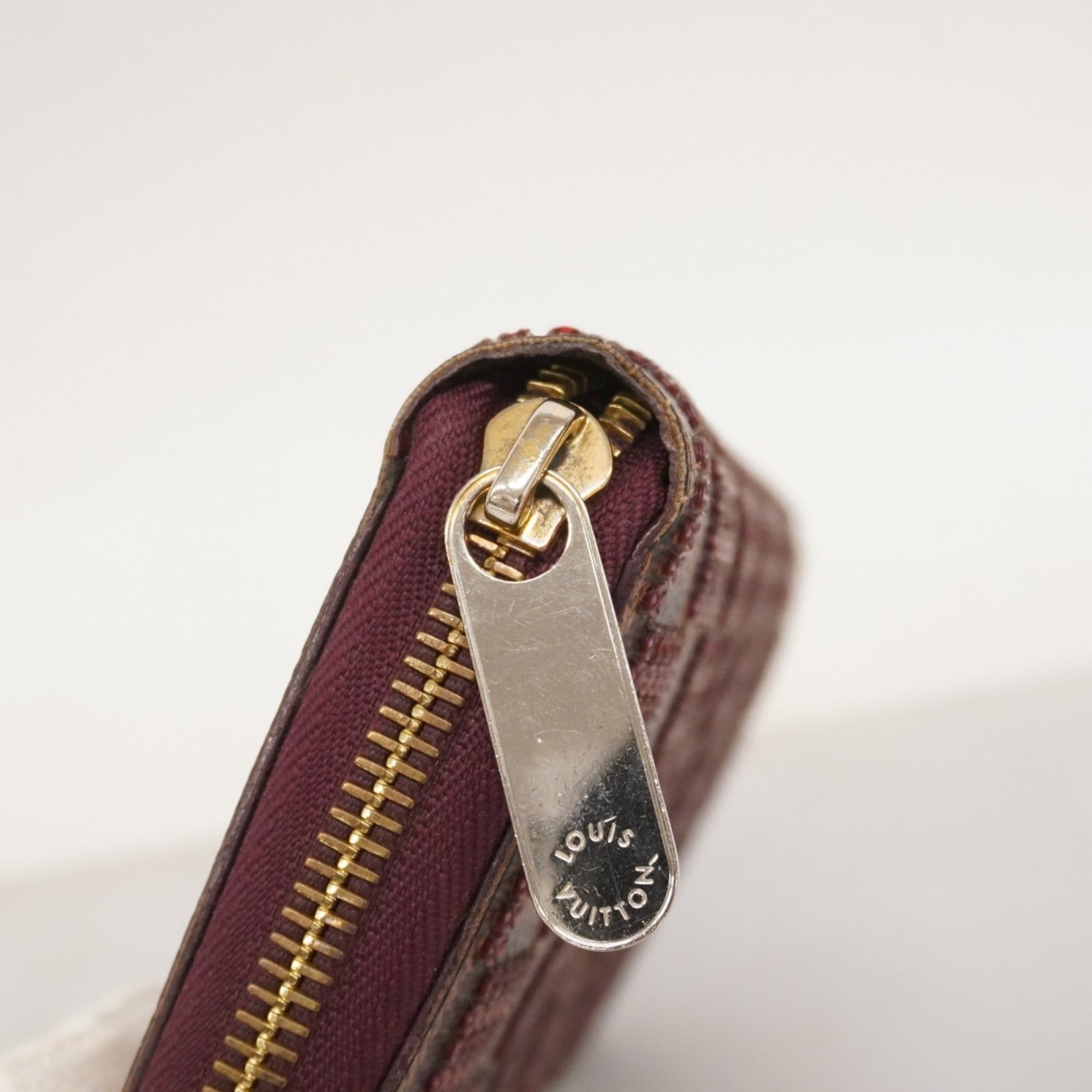 Louis Vuitton Ebene Rouge Long Wallet (Bi-Fold) (Pre-Owned)