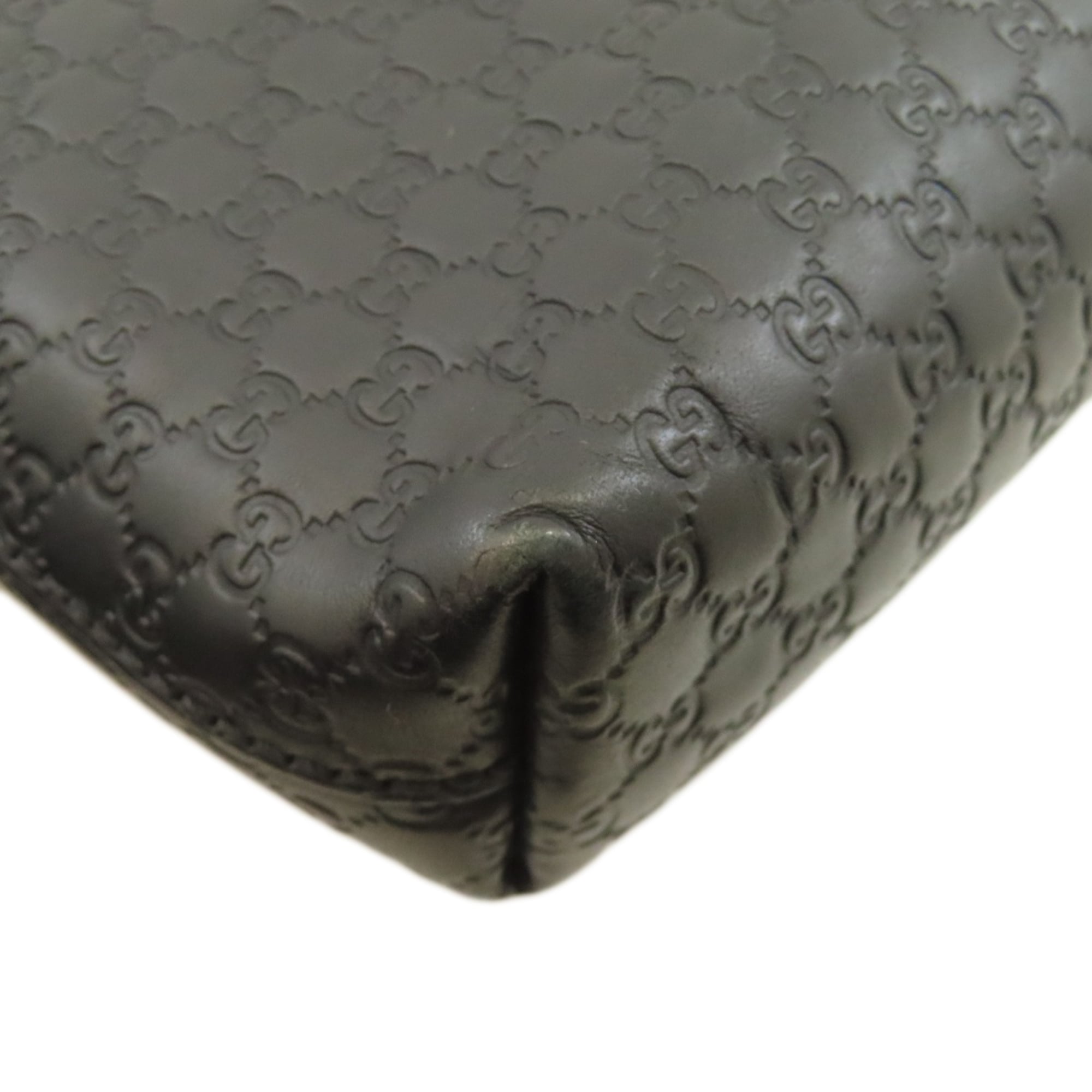Gucci Black Leather Shoulder Bag (Pre-Owned)