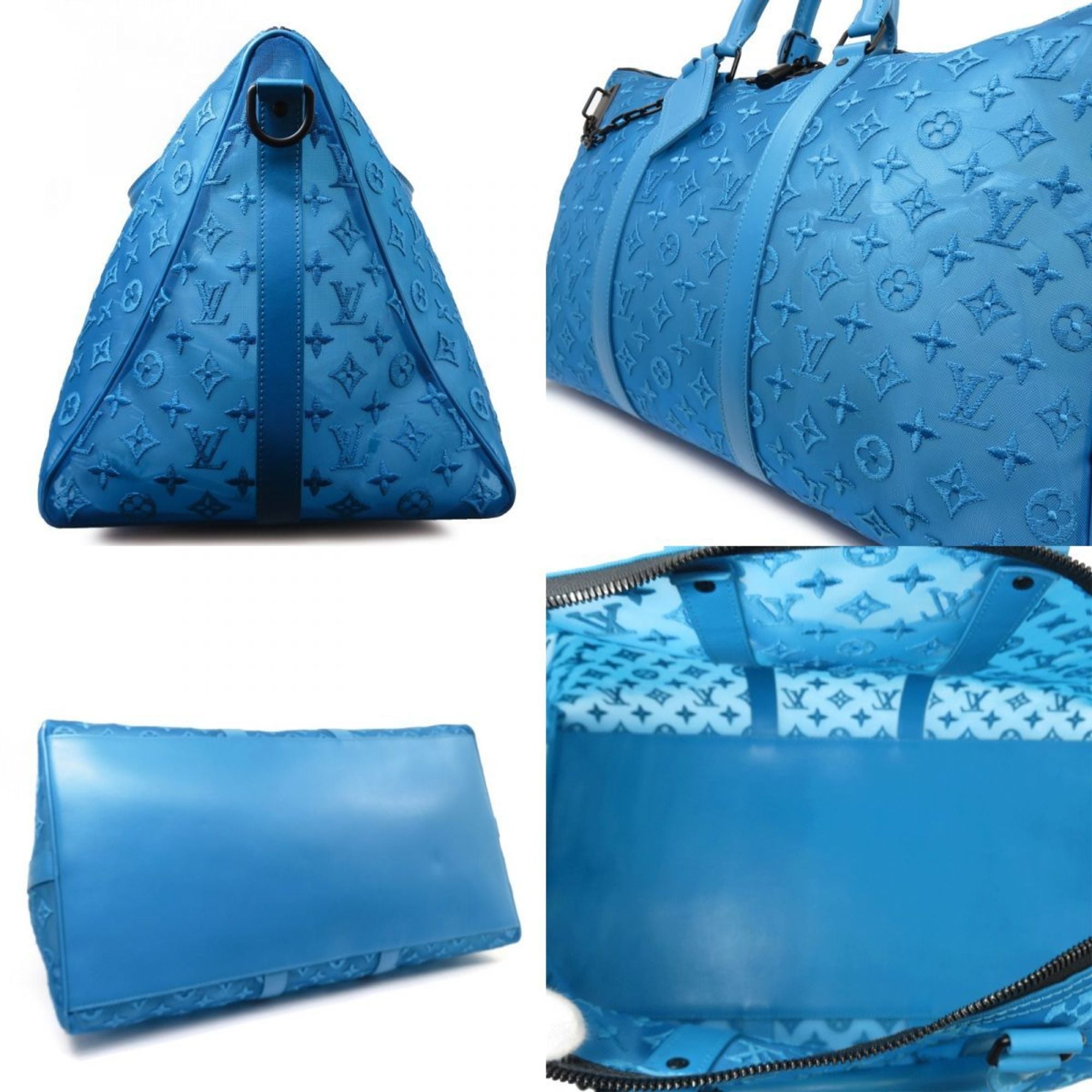 Louis Vuitton Black Turquoise Boston Bag (Pre-Owned)