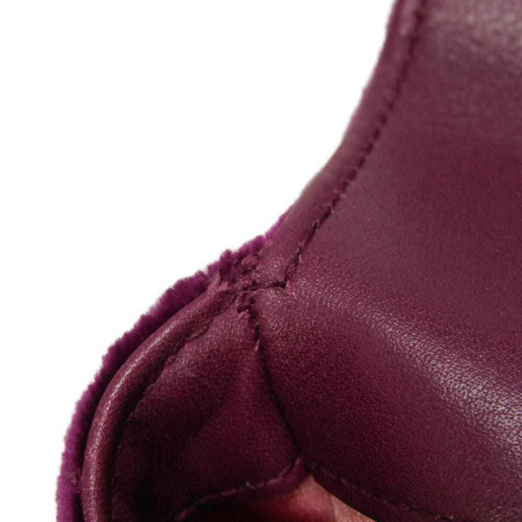 Gucci Purple Velvet Shoulder Bag (Pre-Owned)