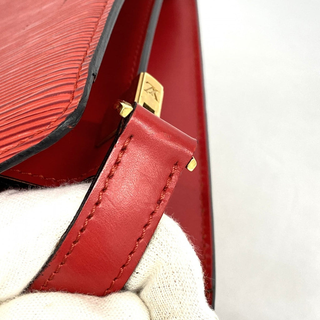 Louis Vuitton Castilian Red Shoulder Bag (Pre-Owned)
