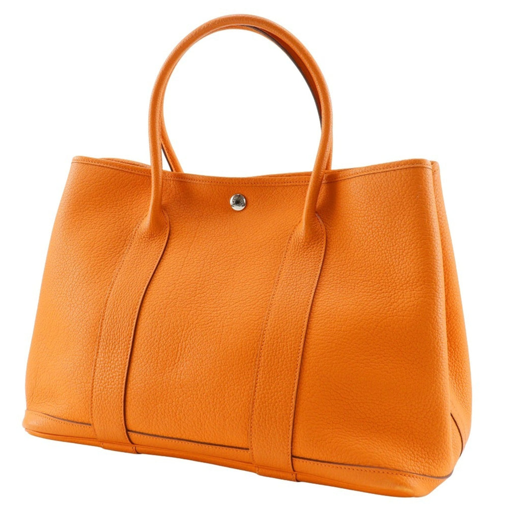 Hermes Garden Orange Negonda Leather Tote Bag (Pre-Owned)