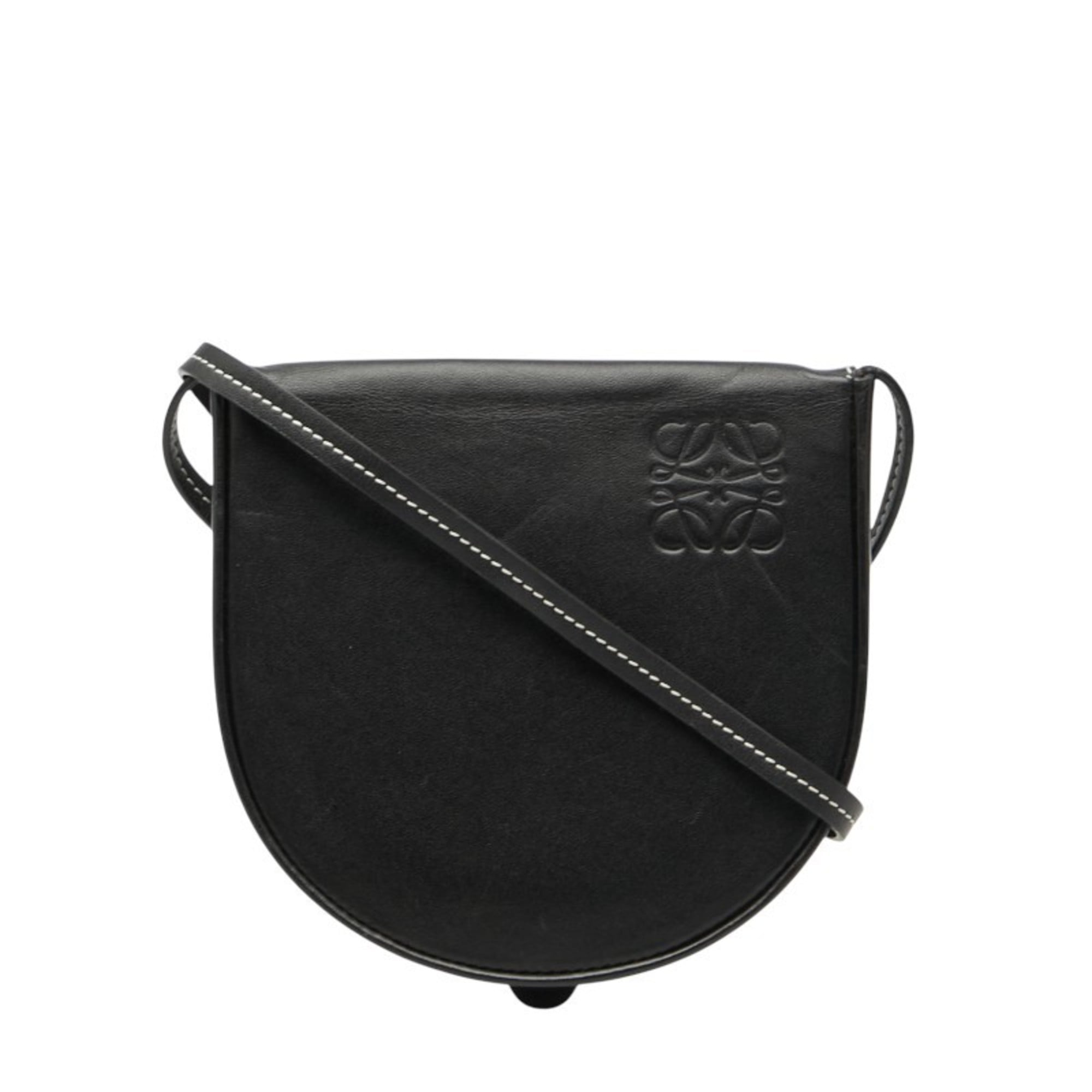 Loewe Black Leather Shoulder Bag (Pre-Owned)