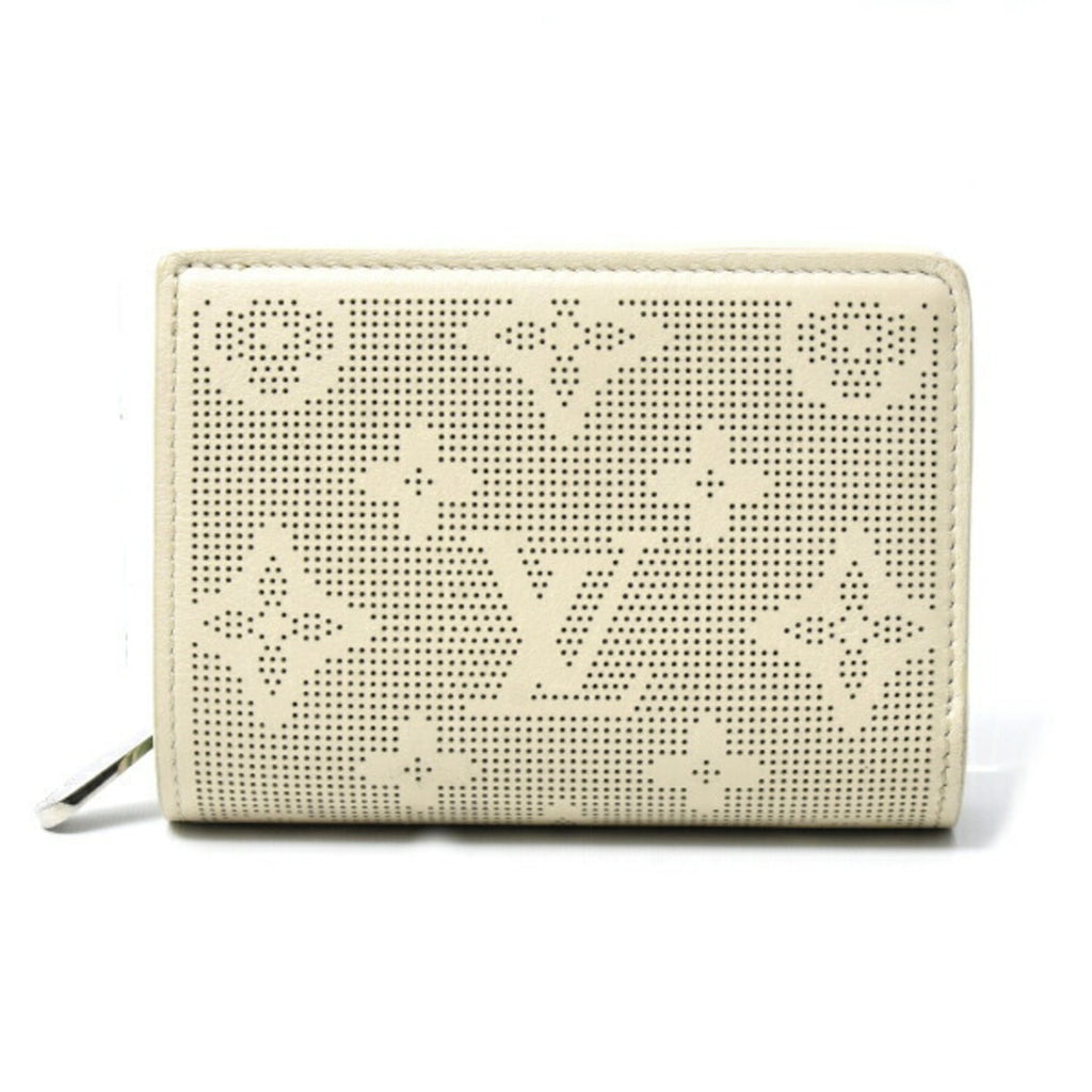 Louis Vuitton Beige Green Mahina Leather Wallet (Bi-Fold) (Pre-Owned)
