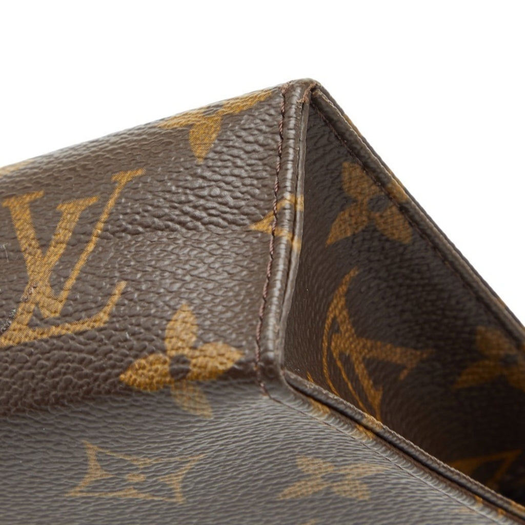 Louis Vuitton Brown Pvc Leather Pochette Pouch (Pre-Owned)